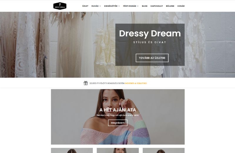 Dressy Dream Stílus és divat - webshop