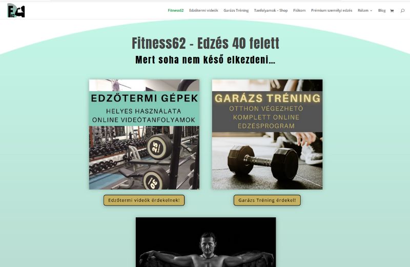 Fitness62 – Edzés 40 felett - fitness62.net